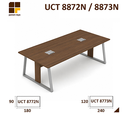 Panen Raya Meja Meeting Persegi UNO UCT 8772N / UCT 8773N Walnut