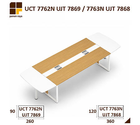 Panen Raya Meja Meeting Persegi Uno UCT 7762N - UJT 7869 Maple White UCT 7763N - UJT 7868