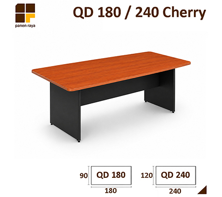 Panen Raya Meja Meeting Persegi LUNAR QD 180 / QD 240 Cherry