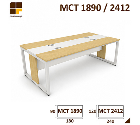 Panen Raya Meja Meeting Persegi QBIC MCT 1890 / MCT 2412 Maple