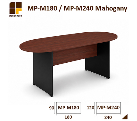 Panen Raya Meja Meeting Oval Expo MP M180 / MP M240 Mahogani