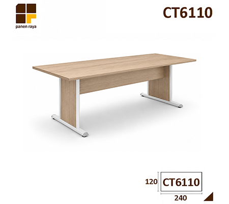 Panen Raya Meja Meeting Persegi HighPoint Six CT 6110 Cappucinno 240x120x75