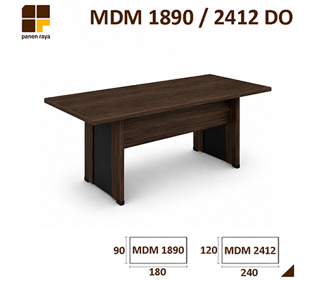 Panen Raya Meja Meeting Persegi Expo MDM 1890 / MDM 2412 Dark Oak