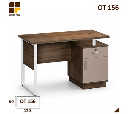 Panen Raya Furniture Meja Kantor Siantano OT 156 120x60x75 Grey