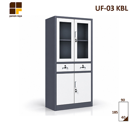 Panen Raya Lemari Arsip Besi Uno UF 03 KBL 900x400x1850