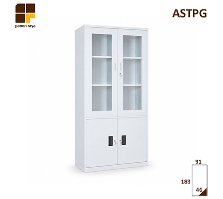 Panen Raya Lemari Arsip Besi HighPoint ASTPG Seal Grey 1000x460x1830