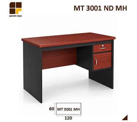 Panen Raya Meja Kantor Expo MT 3001 ND Mahogani 120x60x75