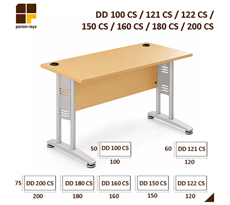 Panen Raya Furniture Meja Kantor Indachi Casa DD 100 CS / DD 121 CS / DD 122 CS / DD 150 CS / DD 160 CS / DD 180 CS / DD 