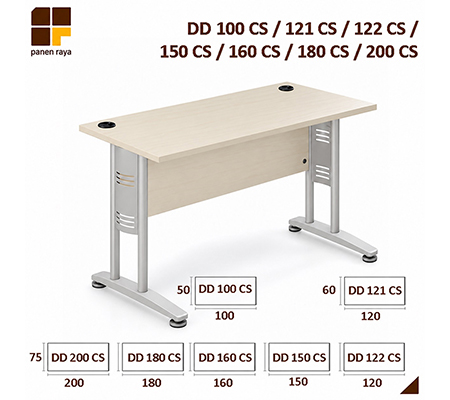 Panen Raya Furniture Meja Kantor Indachi Costo DD 100 CT / DD 121 CT / DD 122 CT / DD 150 CT / DD 160 CT / DD 180 CT / DD