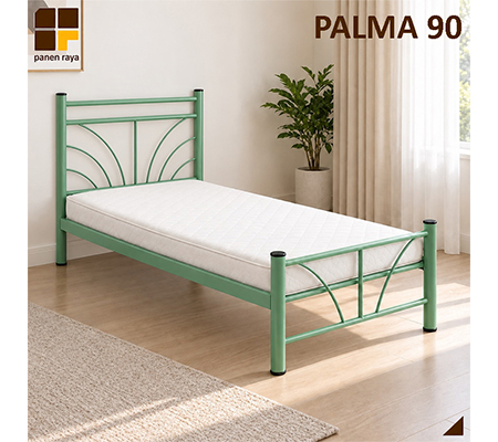 Panen Raya Ranjang Besi Orbitrend Palma 90 Sage Green 