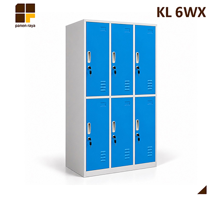 Panen Raya Locker Besi Kozure KL 6WX Blue 1140x540x1850