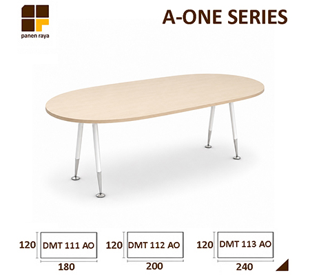 Panen Raya Furniture Meja Meeting Oval Indachi A One DMT 111 AO / DMT 112 AO DMT 111 AO Maple