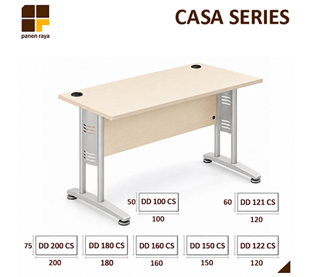 Panen Raya Furniture Meja Kantor Indachi Casa DD 100 CS / DD 121 CS / DD 122 CS / DD 150 CS / DD 160 CS / DD 180 CS / DD 
