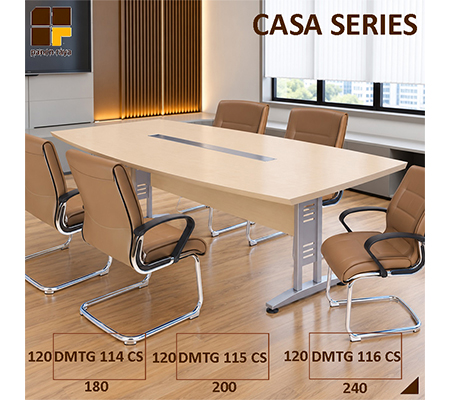 Panen Raya Furniture Meja Meeting Persegi Indachi Casa DMTG 114 CS / DMTG 115 CS / DMTG 116 CS Maple