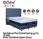 Panen Raya Central Deluxe Plus Pocket Spring Aspen Full Set