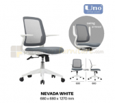 Panen Raya Kursi Kantor UNO Nevada White-Grey