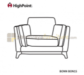 Panen Raya Sofa 1 Seater HighPoint Bonn BON1S